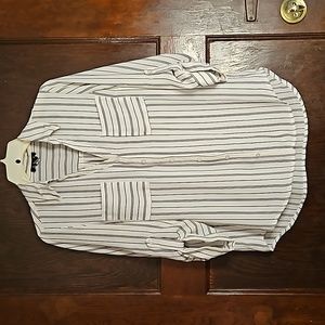 EUC A. Byer 3/4 Roll Sleeve Button Down Blouse - Size M